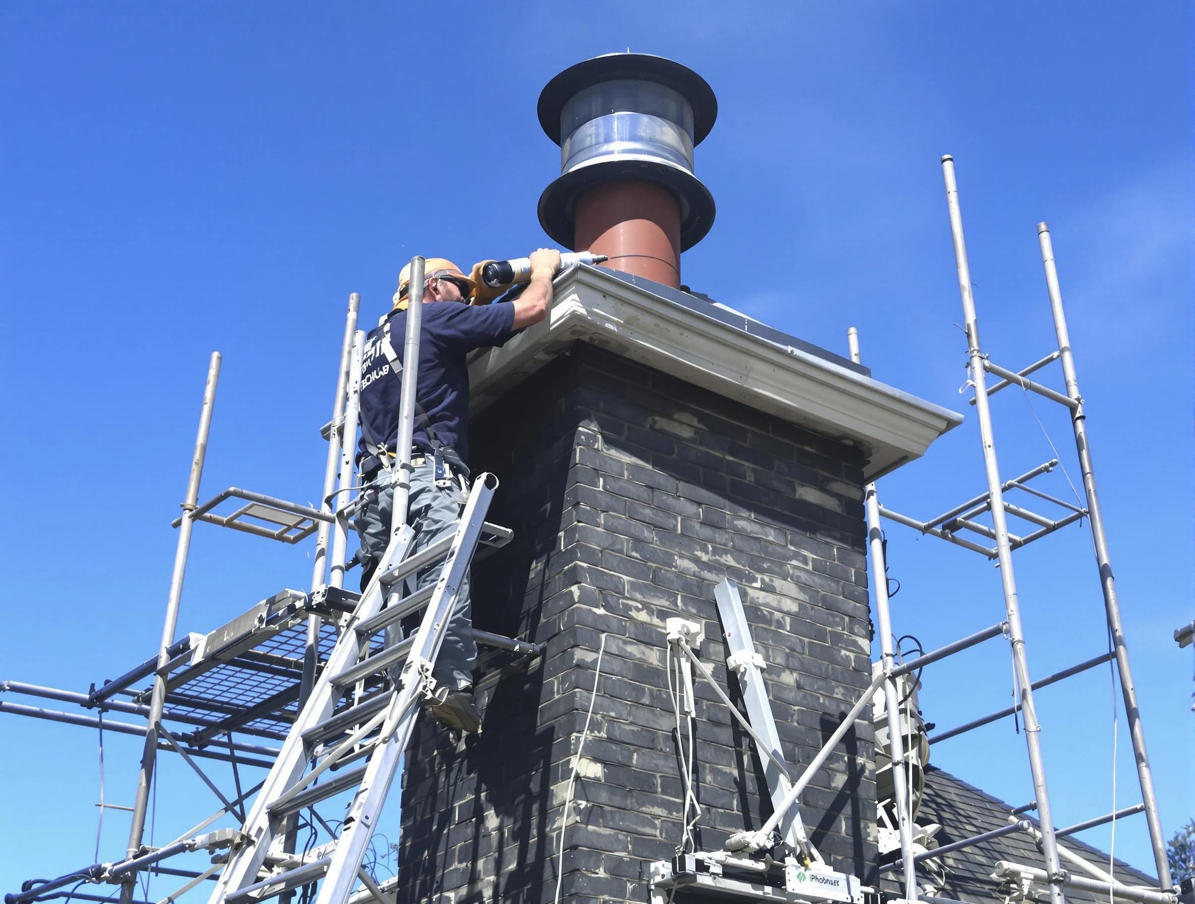 Sturdy chimney crown finished by Shaler Chimney Sweep in Shaler, PA