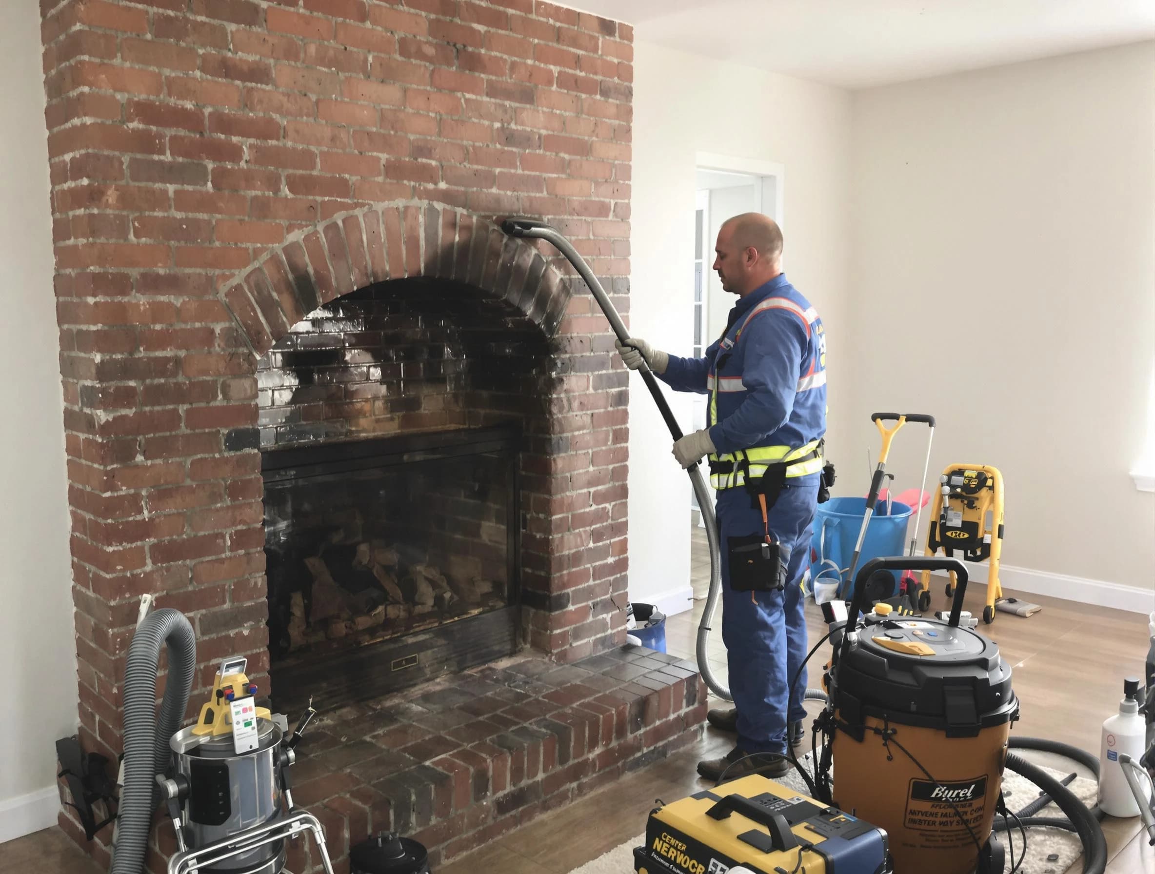 Shaler Chimney Sweep expert performing detailed chimney sweep in Shaler, PA