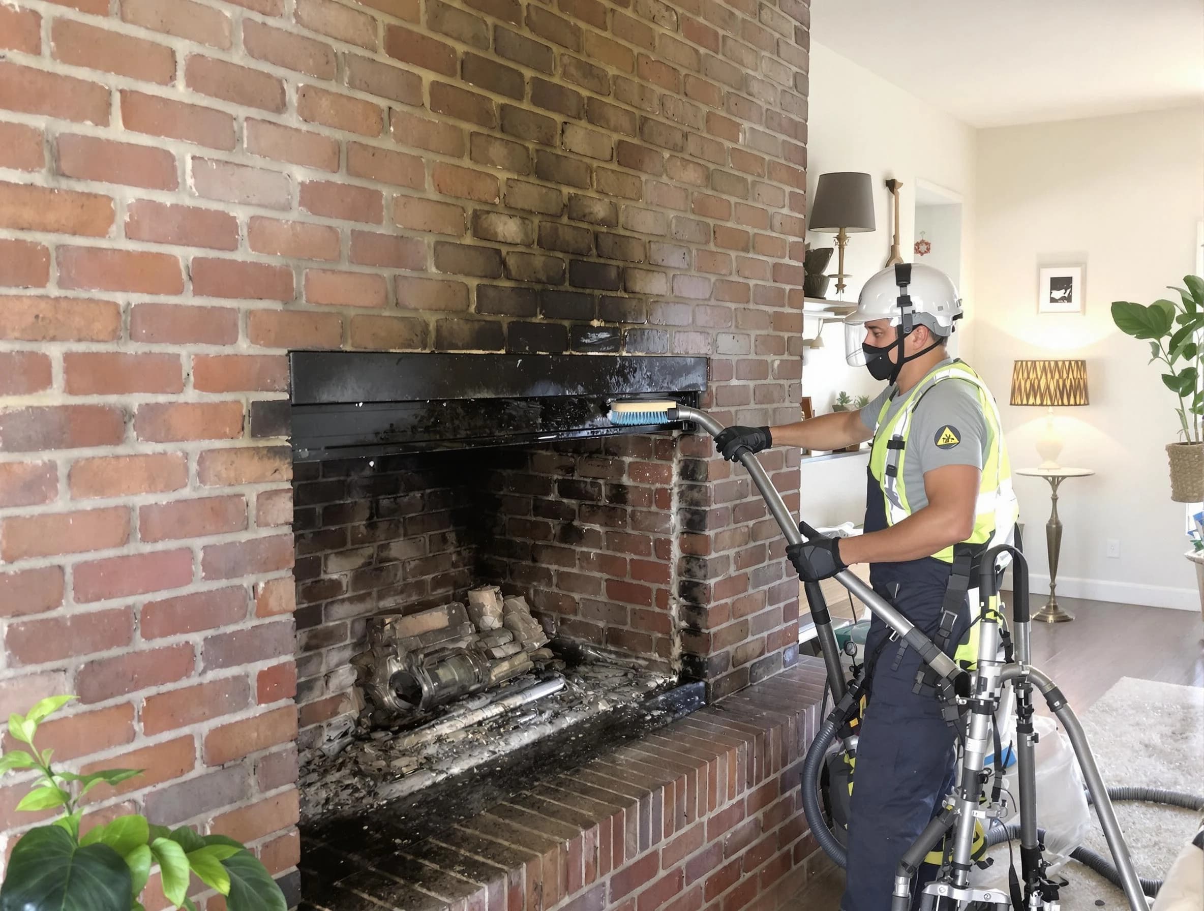 Shaler Chimney Sweep providing fireplace cleaning services in Shaler, PA