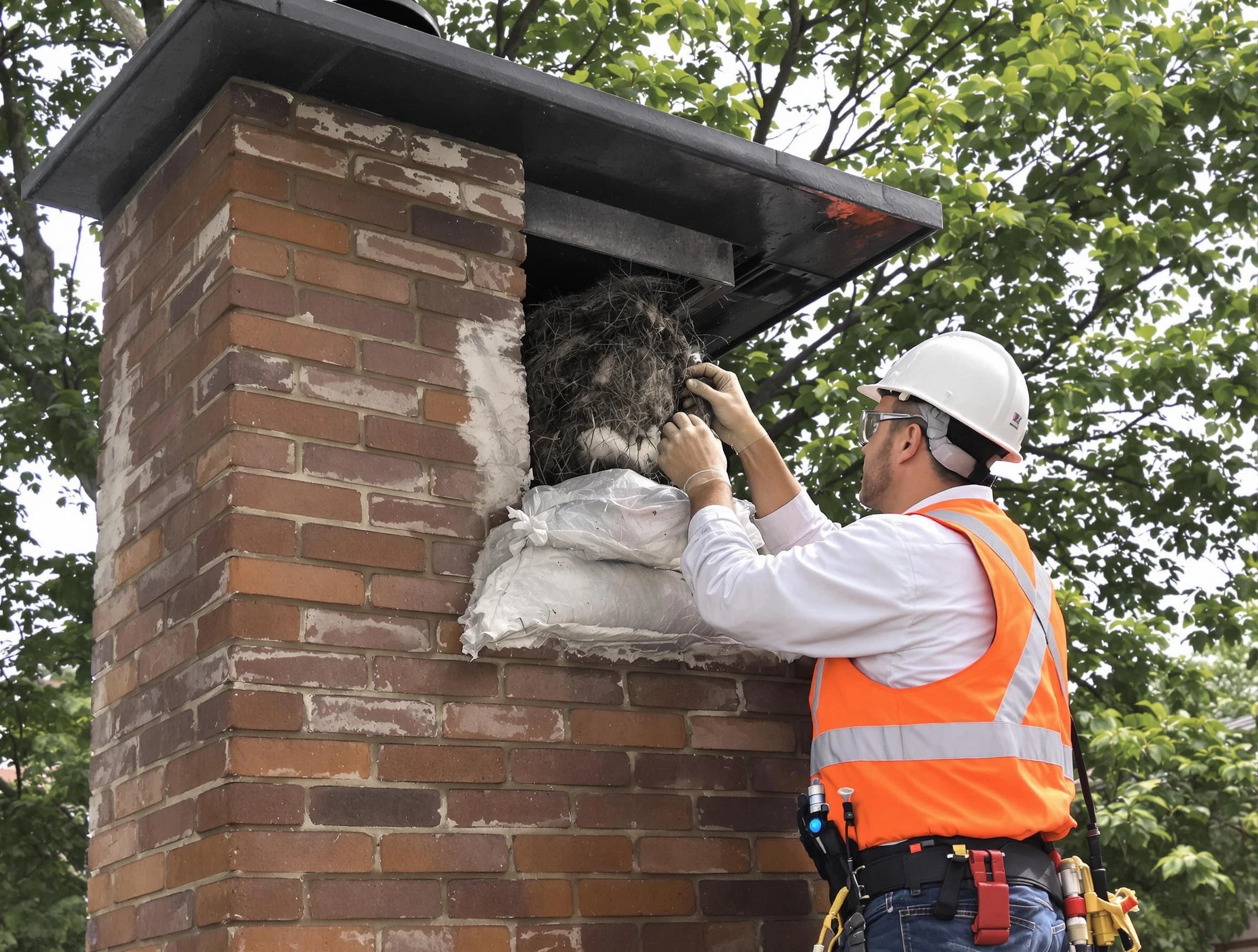 Humane removal of debris and animals by Shaler Chimney Sweep in Shaler, PA