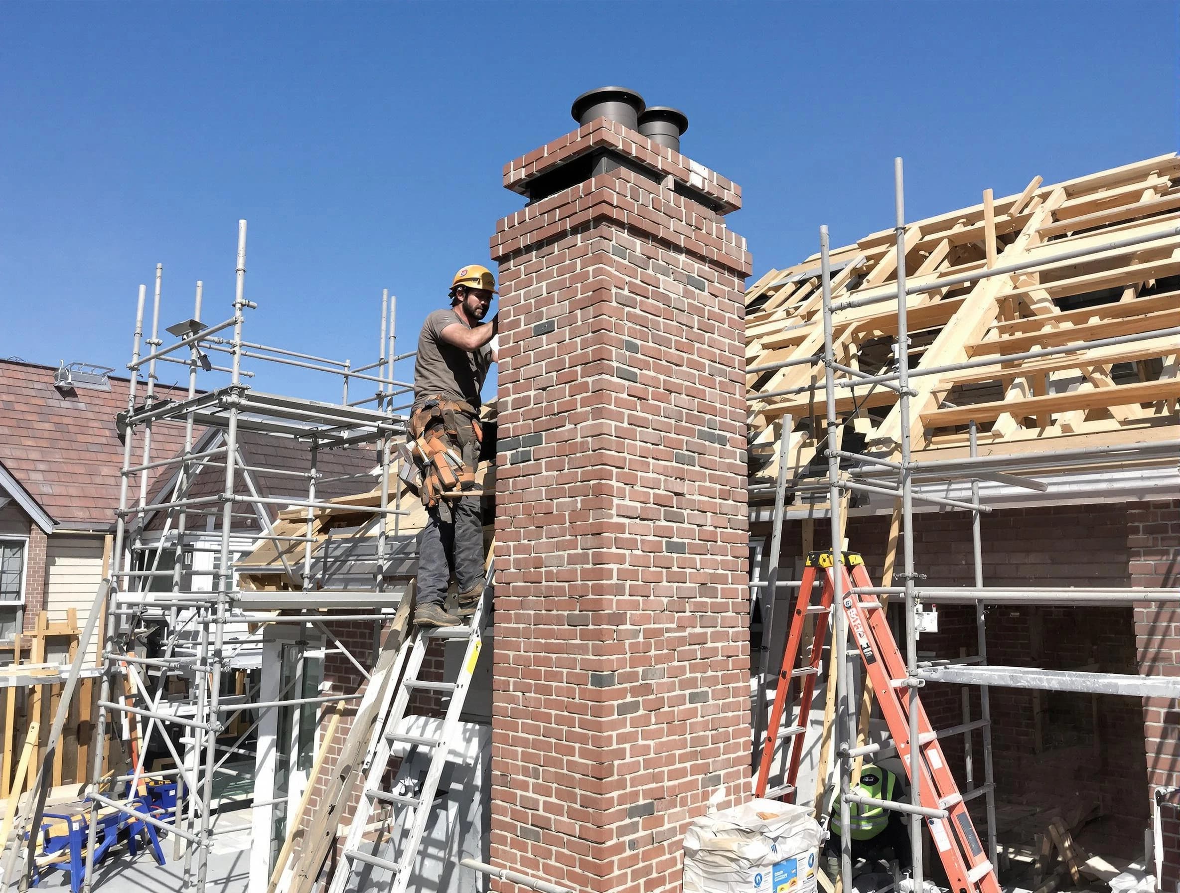 New chimney installation completed by Shaler Chimney Sweep in Shaler, PA