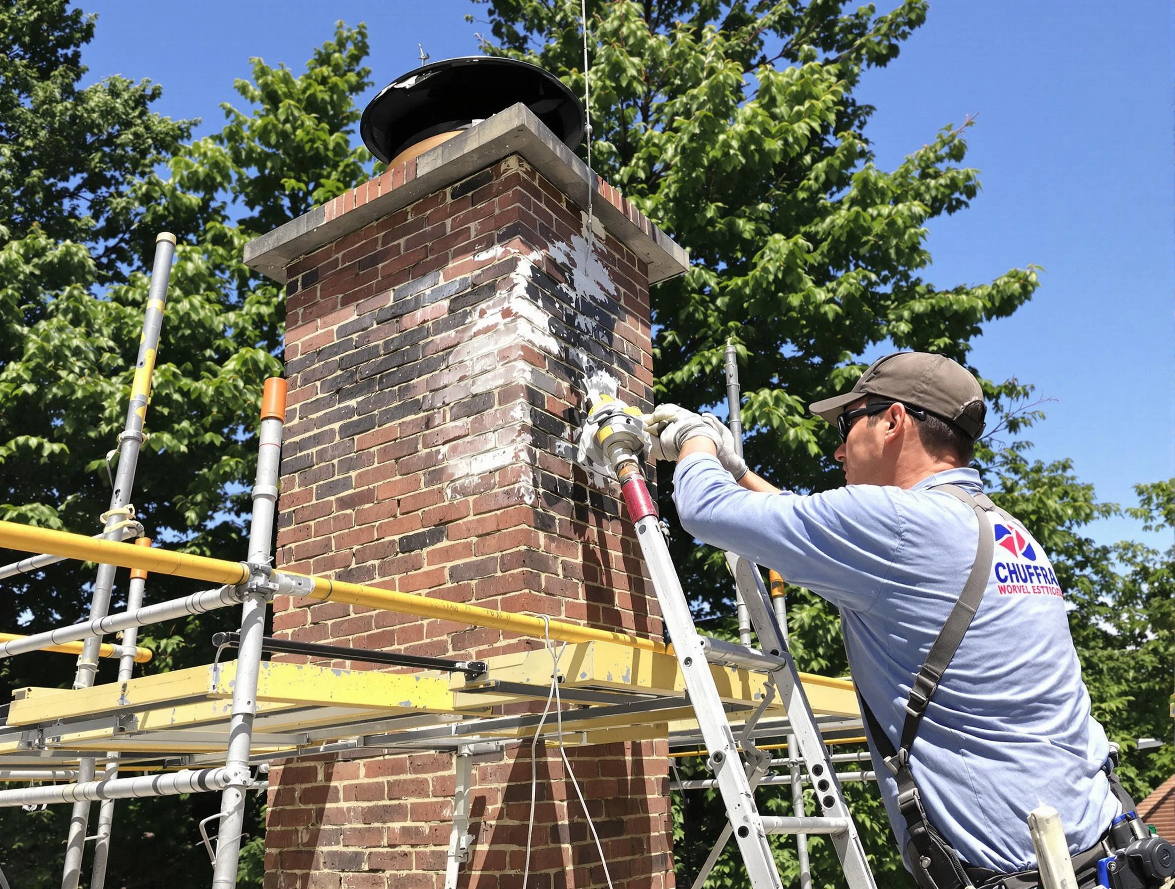 Structural chimney repair by Shaler Chimney Sweep in Shaler, PA